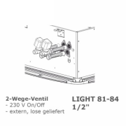 2 Wege Ventilbaugruppen 1/2"", LIGHT 81-84C, extern, lose